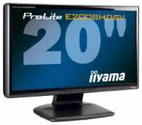 monitor Iiyama, monitor Iiyama ProLite E2008HDSV-1, Iiyama monitor, Iiyama ProLite E2008HDSV-1 monitor, pc monitor Iiyama, Iiyama pc monitor, pc monitor Iiyama ProLite E2008HDSV-1, Iiyama ProLite E2008HDSV-1 specifications, Iiyama ProLite E2008HDSV-1