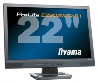 monitor Iiyama, monitor Iiyama ProLite E2202WSV, Iiyama monitor, Iiyama ProLite E2202WSV monitor, pc monitor Iiyama, Iiyama pc monitor, pc monitor Iiyama ProLite E2202WSV, Iiyama ProLite E2202WSV specifications, Iiyama ProLite E2202WSV