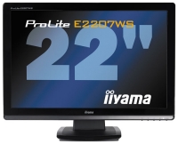 monitor Iiyama, monitor Iiyama ProLite E2207WS-2, Iiyama monitor, Iiyama ProLite E2207WS-2 monitor, pc monitor Iiyama, Iiyama pc monitor, pc monitor Iiyama ProLite E2207WS-2, Iiyama ProLite E2207WS-2 specifications, Iiyama ProLite E2207WS-2