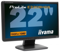 monitor Iiyama, monitor Iiyama ProLite E2208HDS, Iiyama monitor, Iiyama ProLite E2208HDS monitor, pc monitor Iiyama, Iiyama pc monitor, pc monitor Iiyama ProLite E2208HDS, Iiyama ProLite E2208HDS specifications, Iiyama ProLite E2208HDS