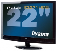 monitor Iiyama, monitor Iiyama ProLite E2271HDS-1, Iiyama monitor, Iiyama ProLite E2271HDS-1 monitor, pc monitor Iiyama, Iiyama pc monitor, pc monitor Iiyama ProLite E2271HDS-1, Iiyama ProLite E2271HDS-1 specifications, Iiyama ProLite E2271HDS-1