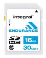 memory card Integral, memory card Integral Endurance SDHC Class 10 16GB, Integral memory card, Integral Endurance SDHC Class 10 16GB memory card, memory stick Integral, Integral memory stick, Integral Endurance SDHC Class 10 16GB, Integral Endurance SDHC Class 10 16GB specifications, Integral Endurance SDHC Class 10 16GB