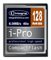 memory card Integral, memory card Integral I-Pro CompactFlash 128Mb 40x, Integral memory card, Integral I-Pro CompactFlash 128Mb 40x memory card, memory stick Integral, Integral memory stick, Integral I-Pro CompactFlash 128Mb 40x, Integral I-Pro CompactFlash 128Mb 40x specifications, Integral I-Pro CompactFlash 128Mb 40x