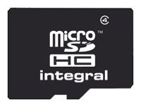 memory card Integral, memory card Integral microSDHC 16GB Class 4 + SD adapter, Integral memory card, Integral microSDHC 16GB Class 4 + SD adapter memory card, memory stick Integral, Integral memory stick, Integral microSDHC 16GB Class 4 + SD adapter, Integral microSDHC 16GB Class 4 + SD adapter specifications, Integral microSDHC 16GB Class 4 + SD adapter