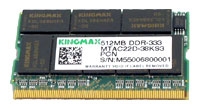 memory module Kingmax, memory module Kingmax DDR 333 microDIMM 512 Mb, Kingmax memory module, Kingmax DDR 333 microDIMM 512 Mb memory module, Kingmax DDR 333 microDIMM 512 Mb ddr, Kingmax DDR 333 microDIMM 512 Mb specifications, Kingmax DDR 333 microDIMM 512 Mb, specifications Kingmax DDR 333 microDIMM 512 Mb, Kingmax DDR 333 microDIMM 512 Mb specification, sdram Kingmax, Kingmax sdram