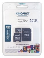 memory card Kingmax, memory card Kingmax microSD 2Gb + 2 adapters, Kingmax memory card, Kingmax microSD 2Gb + 2 adapters memory card, memory stick Kingmax, Kingmax memory stick, Kingmax microSD 2Gb + 2 adapters, Kingmax microSD 2Gb + 2 adapters specifications, Kingmax microSD 2Gb + 2 adapters