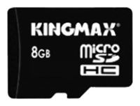 memory card Kingmax, memory card Kingmax microSDHC Class 4 8GB + USB Reader, Kingmax memory card, Kingmax microSDHC Class 4 8GB + USB Reader memory card, memory stick Kingmax, Kingmax memory stick, Kingmax microSDHC Class 4 8GB + USB Reader, Kingmax microSDHC Class 4 8GB + USB Reader specifications, Kingmax microSDHC Class 4 8GB + USB Reader