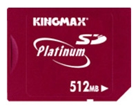 memory card Kingmax, memory card Kingmax Platinum SD Card 512MB, Kingmax memory card, Kingmax Platinum SD Card 512MB memory card, memory stick Kingmax, Kingmax memory stick, Kingmax Platinum SD Card 512MB, Kingmax Platinum SD Card 512MB specifications, Kingmax Platinum SD Card 512MB