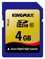 memory card Kingmax, memory card Kingmax SDHC Class 10 4GB, Kingmax memory card, Kingmax SDHC Class 10 4GB memory card, memory stick Kingmax, Kingmax memory stick, Kingmax SDHC Class 10 4GB, Kingmax SDHC Class 10 4GB specifications, Kingmax SDHC Class 10 4GB