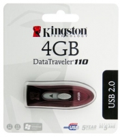 usb flash drive Kingston, usb flash Kingston DataTraveler 110 4GB, Kingston flash usb, flash drives Kingston DataTraveler 110 4GB, thumb drive Kingston, usb flash drive Kingston, Kingston DataTraveler 110 4GB