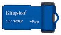 usb flash drive Kingston, usb flash Kingston DT108/4GB, Kingston flash usb, flash drives Kingston DT108/4GB, thumb drive Kingston, usb flash drive Kingston, Kingston DT108/4GB
