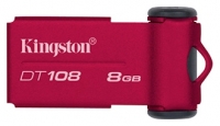 usb flash drive Kingston, usb flash Kingston DT108/8GB, Kingston flash usb, flash drives Kingston DT108/8GB, thumb drive Kingston, usb flash drive Kingston, Kingston DT108/8GB