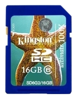 memory card Kingston, memory card Kingston SD6G2/16GB, Kingston memory card, Kingston SD6G2/16GB memory card, memory stick Kingston, Kingston memory stick, Kingston SD6G2/16GB, Kingston SD6G2/16GB specifications, Kingston SD6G2/16GB