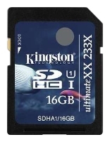 memory card Kingston, memory card Kingston SDHA1/16GB, Kingston memory card, Kingston SDHA1/16GB memory card, memory stick Kingston, Kingston memory stick, Kingston SDHA1/16GB, Kingston SDHA1/16GB specifications, Kingston SDHA1/16GB