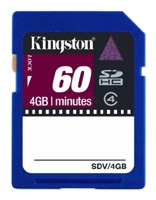 memory card Kingston, memory card Kingston SDV/4GB, Kingston memory card, Kingston SDV/4GB memory card, memory stick Kingston, Kingston memory stick, Kingston SDV/4GB, Kingston SDV/4GB specifications, Kingston SDV/4GB