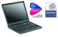 laptop Lenovo, notebook Lenovo THINKPAD T43 (Pentium M 750 1860 Mhz/14.0