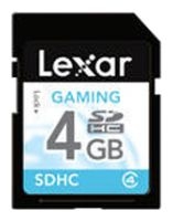 memory card Lexar, memory card Lexar Gaming SDHC Card 4GB, Lexar memory card, Lexar Gaming SDHC Card 4GB memory card, memory stick Lexar, Lexar memory stick, Lexar Gaming SDHC Card 4GB, Lexar Gaming SDHC Card 4GB specifications, Lexar Gaming SDHC Card 4GB