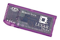 memory card Lexar, memory card Lexar Memory Stick 64MB, Lexar memory card, Lexar Memory Stick 64MB memory card, memory stick Lexar, Lexar memory stick, Lexar Memory Stick 64MB, Lexar Memory Stick 64MB specifications, Lexar Memory Stick 64MB