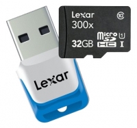 memory card Lexar, memory card Lexar microSDHC Class 10 UHS Class 1 300x 32GB + USB reader 3.0, Lexar memory card, Lexar microSDHC Class 10 UHS Class 1 300x 32GB + USB reader 3.0 memory card, memory stick Lexar, Lexar memory stick, Lexar microSDHC Class 10 UHS Class 1 300x 32GB + USB reader 3.0, Lexar microSDHC Class 10 UHS Class 1 300x 32GB + USB reader 3.0 specifications, Lexar microSDHC Class 10 UHS Class 1 300x 32GB + USB reader 3.0