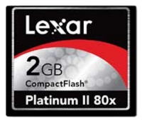memory card Lexar, memory card Lexar Platinum II 80X CompactFlash 2GB, Lexar memory card, Lexar Platinum II 80X CompactFlash 2GB memory card, memory stick Lexar, Lexar memory stick, Lexar Platinum II 80X CompactFlash 2GB, Lexar Platinum II 80X CompactFlash 2GB specifications, Lexar Platinum II 80X CompactFlash 2GB