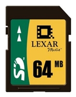 memory card Lexar, memory card Lexar Secure Digital 64MB, Lexar memory card, Lexar Secure Digital 64MB memory card, memory stick Lexar, Lexar memory stick, Lexar Secure Digital 64MB, Lexar Secure Digital 64MB specifications, Lexar Secure Digital 64MB