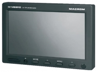 Macrom M-M5810, Macrom M-M5810 car video monitor, Macrom M-M5810 car monitor, Macrom M-M5810 specs, Macrom M-M5810 reviews, Macrom car video monitor, Macrom car video monitors