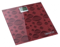 Marta MT-1666 RD reviews, Marta MT-1666 RD price, Marta MT-1666 RD specs, Marta MT-1666 RD specifications, Marta MT-1666 RD buy, Marta MT-1666 RD features, Marta MT-1666 RD Bathroom scales