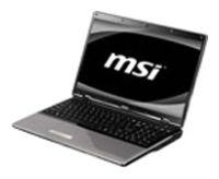 laptop MSI, notebook MSI A6200 (Core i3 330M 2130 Mhz/15.6