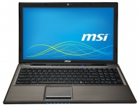 laptop MSI, notebook MSI CR61 3M (E1 2100 1000 Mhz/15.6
