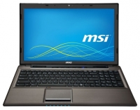 laptop MSI, notebook MSI CX61 0ND (Core i5 3210M 2500 Mhz/15.6