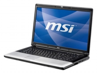 laptop MSI, notebook MSI CX700 (Core 2 Duo T6600 2200 Mhz/17.3
