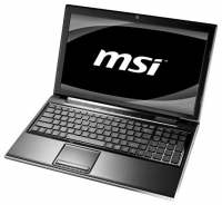 laptop MSI, notebook MSI FX600 (Pentium P6100 2000 Mhz/15.6