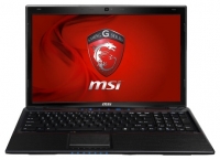 laptop MSI, notebook MSI GE60 0NC (Core i5 3210M 2500 Mhz/15.6