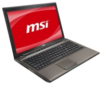 laptop MSI, notebook MSI GE620 (Core i3 2310M 2100 Mhz/15.6