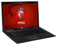 laptop MSI, notebook MSI GE70 0NC (Core i5 3210M 2500 Mhz/17.3