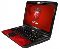 laptop MSI, notebook MSI GT70 Dragon Edition 2 Extreme processors (Core i7 Extreme 4930MX 3000 Mhz/17.3