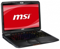 laptop MSI, notebook MSI GT780 (Core i5 2410M 2300 Mhz/17.3