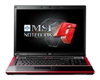 laptop MSI, notebook MSI GX720 (Core 2 Duo P7350 2000 Mhz/17.1
