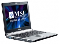 laptop MSI, notebook MSI PR210 (Turion 64 X2 TL-60 2000 Mhz/12.1