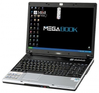 laptop MSI, notebook MSI PR600 (Core 2 Duo T7100 1800 Mhz/15.4