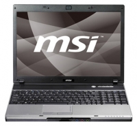 laptop MSI, notebook MSI VX600 (Core 2 Duo 2160 Mhz/15.4