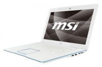 laptop MSI, notebook MSI X-Slim X400 (Core 2 Solo SU3500 1400 Mhz/14.0