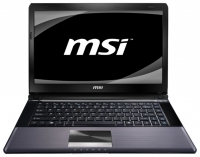 laptop MSI, notebook MSI X-Slim X460DX (Core i3 2330M 2200 Mhz/14