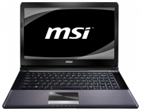 laptop MSI, notebook MSI X-Slim X460DX (Core i3 2350M 2300 Mhz/14