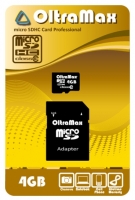 memory card OltraMax , memory card OltraMax  microSDHC Class 10 4GB + SD adapter, OltraMax  memory card, OltraMax  microSDHC Class 10 4GB + SD adapter memory card, memory stick OltraMax , OltraMax  memory stick, OltraMax  microSDHC Class 10 4GB + SD adapter, OltraMax  microSDHC Class 10 4GB + SD adapter specifications, OltraMax  microSDHC Class 10 4GB + SD adapter