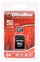 memory card OltraMax , memory card OltraMax microSDXC Class 10 UHS-1 64GB + SD adapter, OltraMax  memory card, OltraMax microSDXC Class 10 UHS-1 64GB + SD adapter memory card, memory stick OltraMax , OltraMax  memory stick, OltraMax microSDXC Class 10 UHS-1 64GB + SD adapter, OltraMax microSDXC Class 10 UHS-1 64GB + SD adapter specifications, OltraMax microSDXC Class 10 UHS-1 64GB + SD adapter