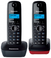 Panasonic KX-TG1612 cordless phone, Panasonic KX-TG1612 phone, Panasonic KX-TG1612 telephone, Panasonic KX-TG1612 specs, Panasonic KX-TG1612 reviews, Panasonic KX-TG1612 specifications, Panasonic KX-TG1612