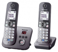 Panasonic KX-TG6822 cordless phone, Panasonic KX-TG6822 phone, Panasonic KX-TG6822 telephone, Panasonic KX-TG6822 specs, Panasonic KX-TG6822 reviews, Panasonic KX-TG6822 specifications, Panasonic KX-TG6822