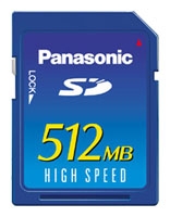 memory card Panasonic, memory card Panasonic RP-SD512B, Panasonic memory card, Panasonic RP-SD512B memory card, memory stick Panasonic, Panasonic memory stick, Panasonic RP-SD512B, Panasonic RP-SD512B specifications, Panasonic RP-SD512B