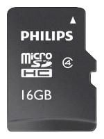memory card Philips, memory card Philips MicroSDHC Class 4 16GB, Philips memory card, Philips MicroSDHC Class 4 16GB memory card, memory stick Philips, Philips memory stick, Philips MicroSDHC Class 4 16GB, Philips MicroSDHC Class 4 16GB specifications, Philips MicroSDHC Class 4 16GB